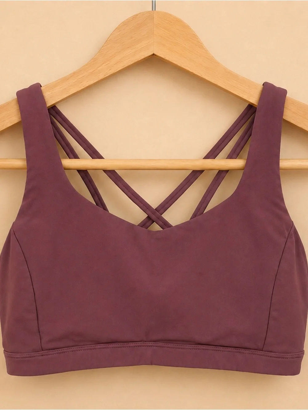 lululemon athletica Plum and Black Sports Bra